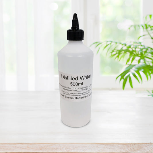 500ml Distilled Water with Twist Cap