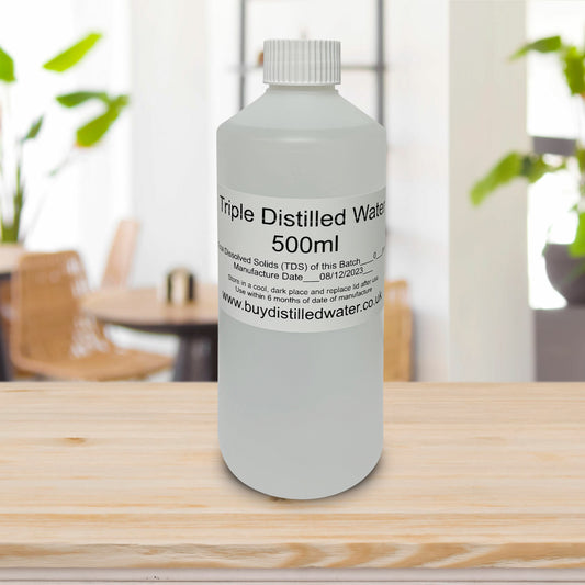 500ml Triple Distilled Water